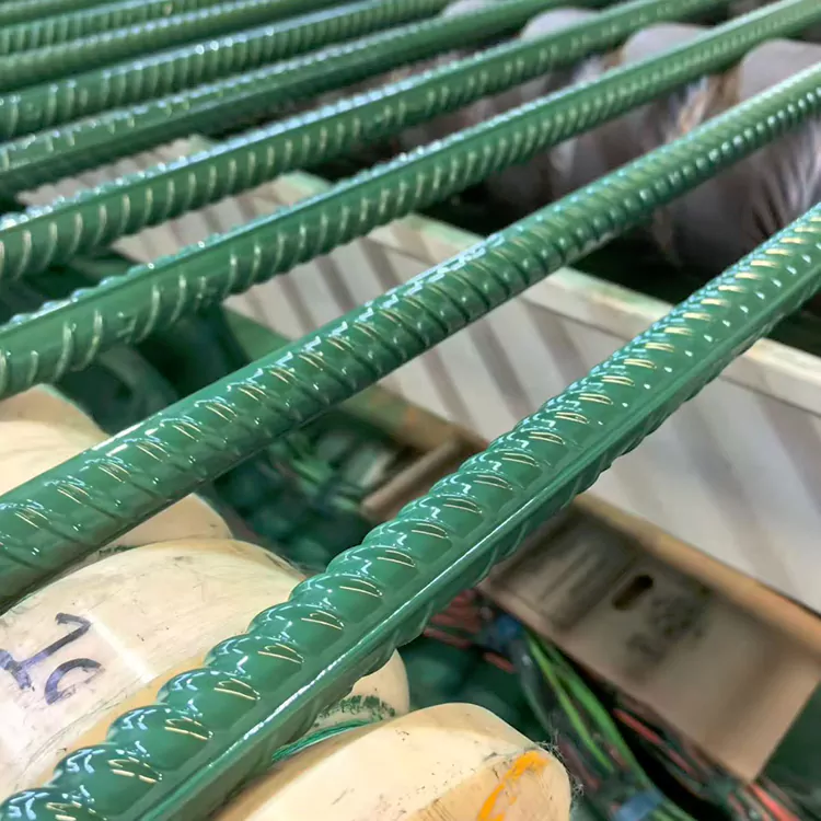 Barras de aço roscadas laminadas finamente revestidas