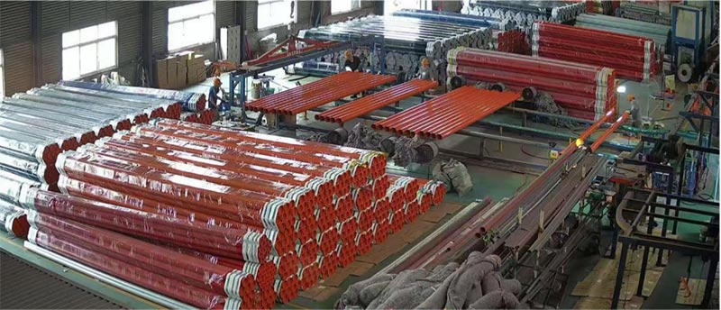 plastic-coated steel pipe