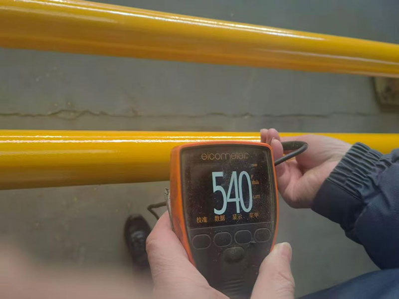 Dual-resistance epoxy coating process